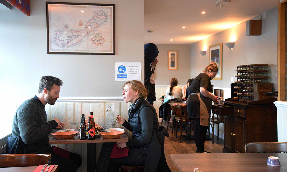 Sea Breezes Restaurant is a Popular Seafood restaurant in Portree