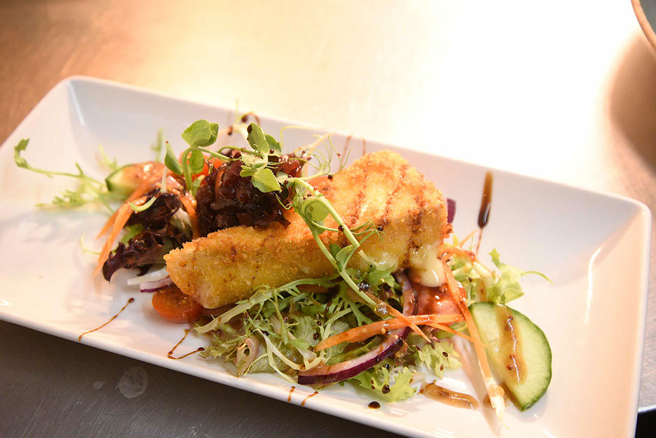 Battered Brie at Sea Breezes restaurant great starters